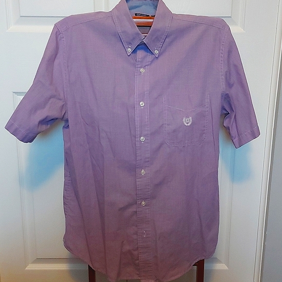 Chaps Est 1978 Men's Button up short sleeve, Medium - Picture 1 of 4
